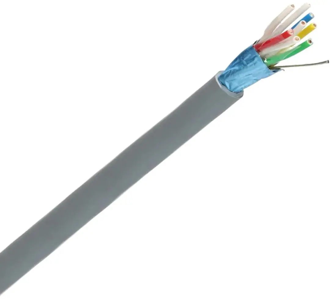 Dynamic signaalkabel afgeschermd Y(st)Y 4x2x0.8mm² Dca-s2,d0,a3 grijs per haspe