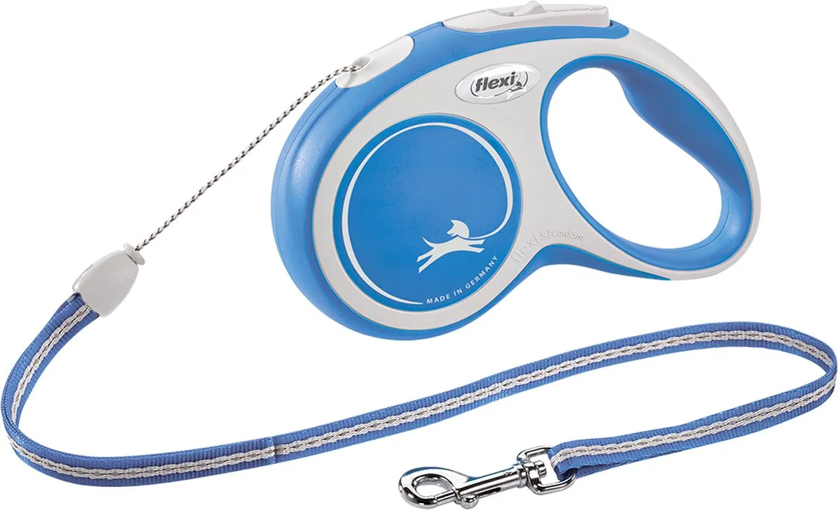 Flexi New Comfort Koord S 5m 12kg - Blauw - afbeelding 6 van 6