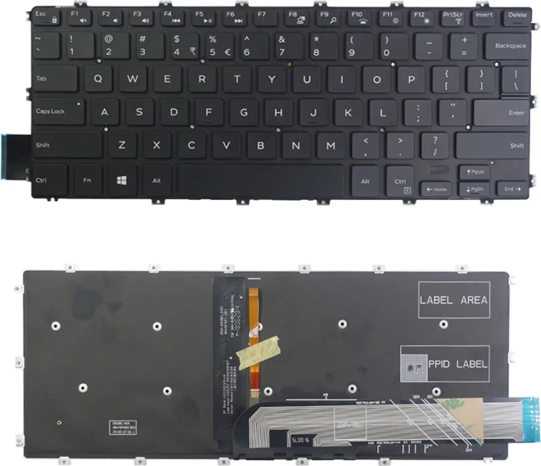 Notebook keyboard for Dell Latitude 3400 3310 3390 with backlit