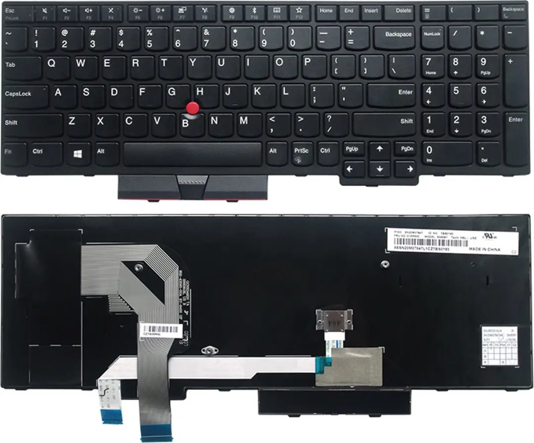 Notebook keyboard for Lenovo Thinkpad T570 T580 ASSEMBLE
