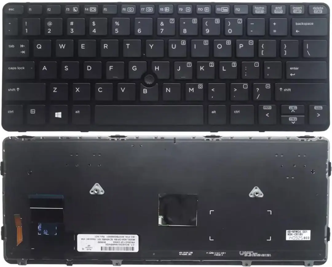 Notebook keyboard for HP Elitebook 820 G1 820 G2 720 G1 720 G2 with pointstick w