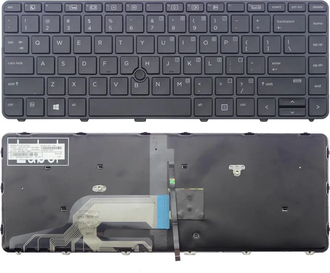 Notebook keyboard for HP ProBook 430 G3 G4 640 G2 G3 with pointstick backlit