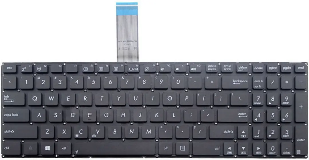 Notebook keyboard for Asus K750JA K750JB K750JN R751 R751J without frame black