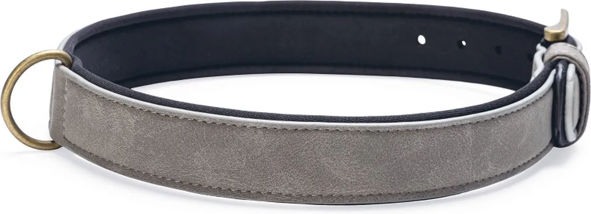 Beeztees Balacron Ax Halsband Hond Grijs - 52-62cm x 30mm