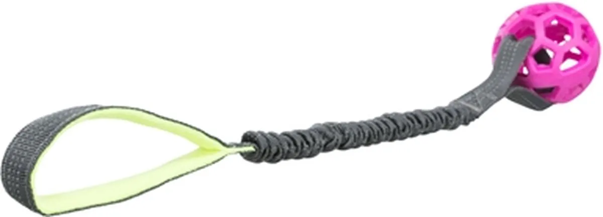Trixie Bungee Tugger met Bal - Blauw - afbeelding 3 van 6
