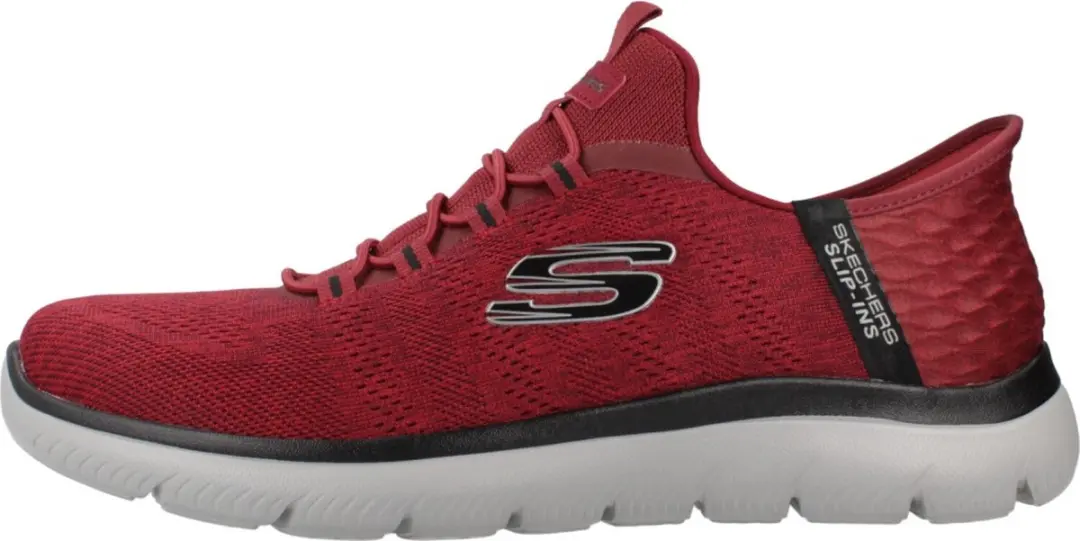 Skechers SUMMITS KEY PACE Heren Sneakers - Rood - afbeelding 2 van 6