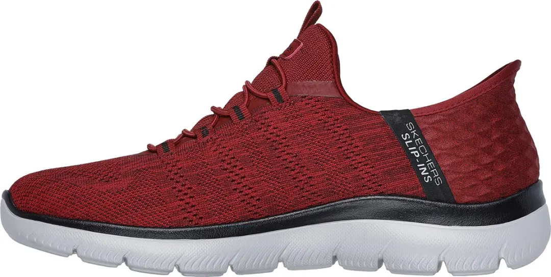 Skechers SUMMITS KEY PACE Heren Sneakers - Rood - afbeelding 4 van 6