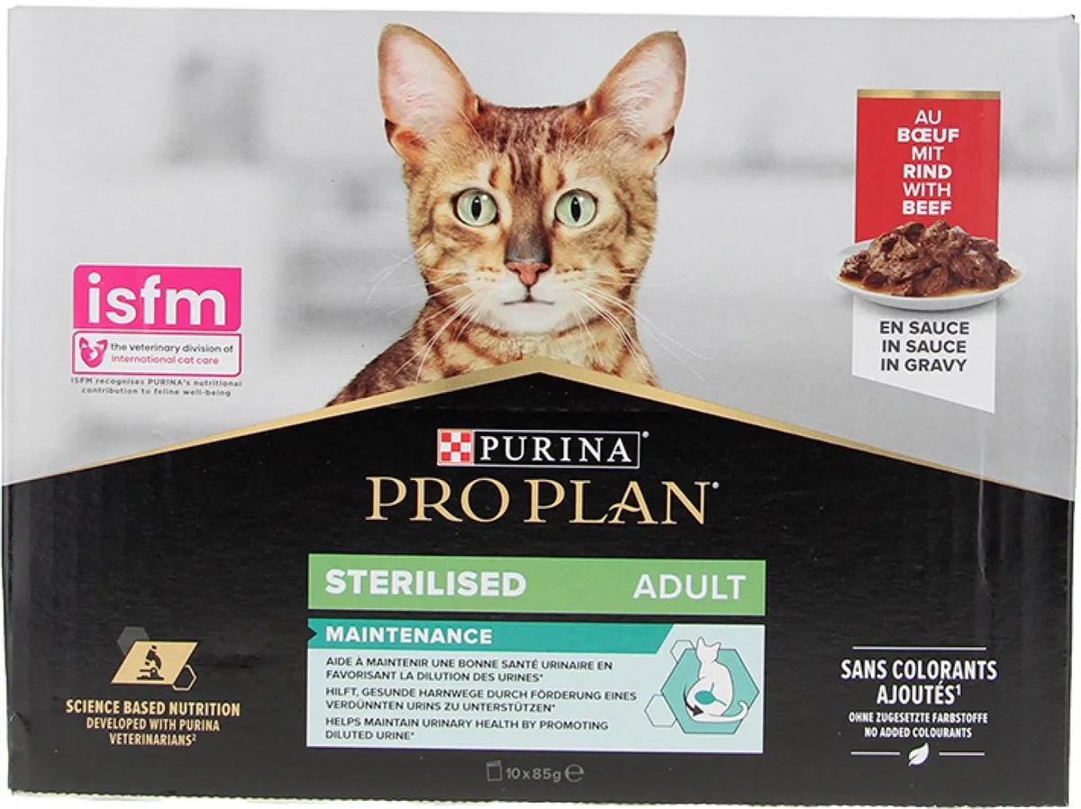 Pro Plan Multipack Runderpaté 10x85g