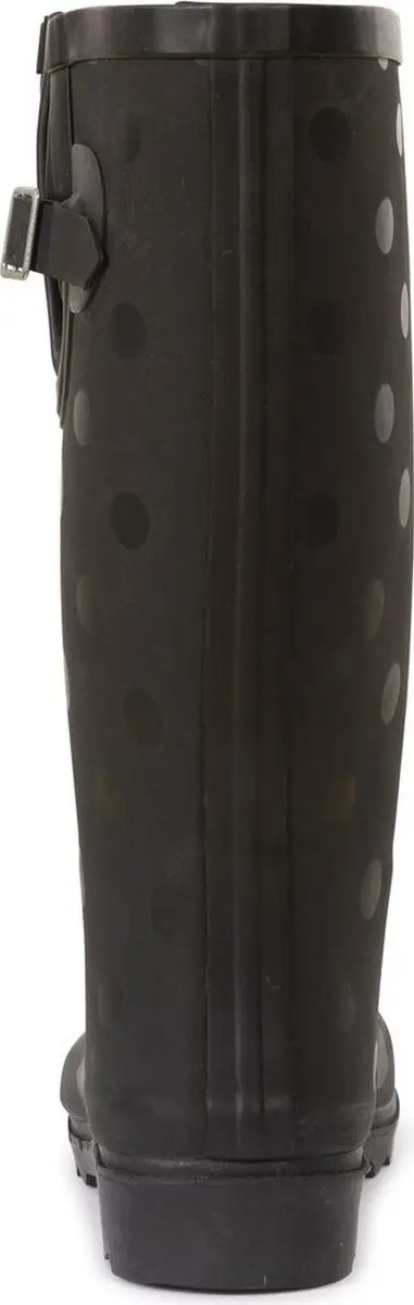 Trespass Elena Dames Regenlaarzen - Black Polka Dot - afbeelding 2 van 6
