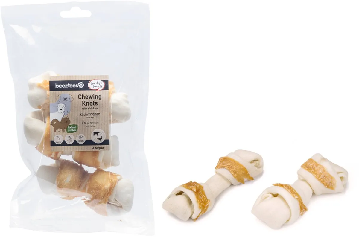 Beeztees Culinair Kauwknoop Kip