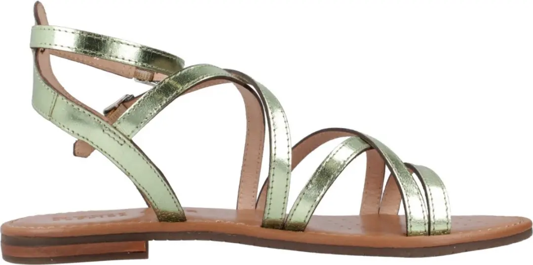 Dames Sandalen Platte Schoen met Gesp