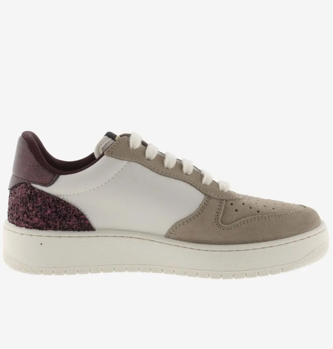 Victoria Madrid Serraje & Glitter Sneakers