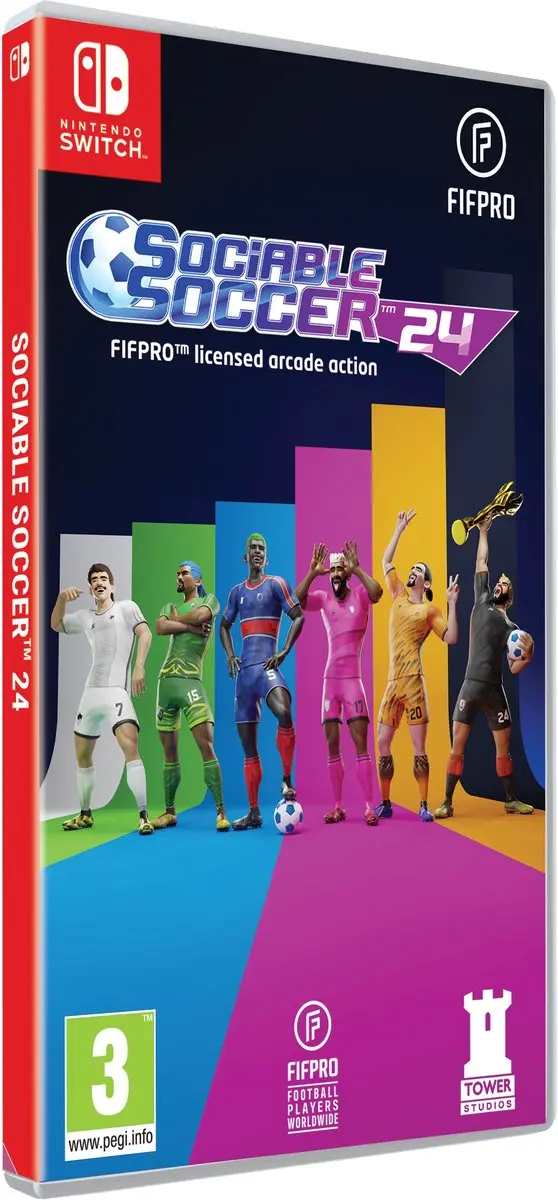 Just For Games Sociable Soccer 24 - Nintendo Switch - afbeelding 2 van 6