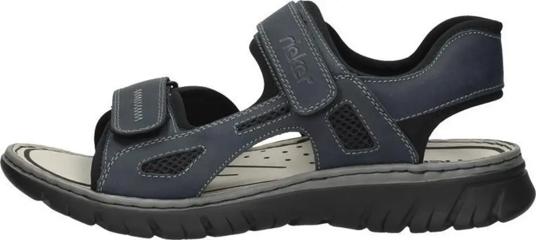 Rieker Balti Sandalen Blauw Leer - Maat 45 - afbeelding 2 van 6
