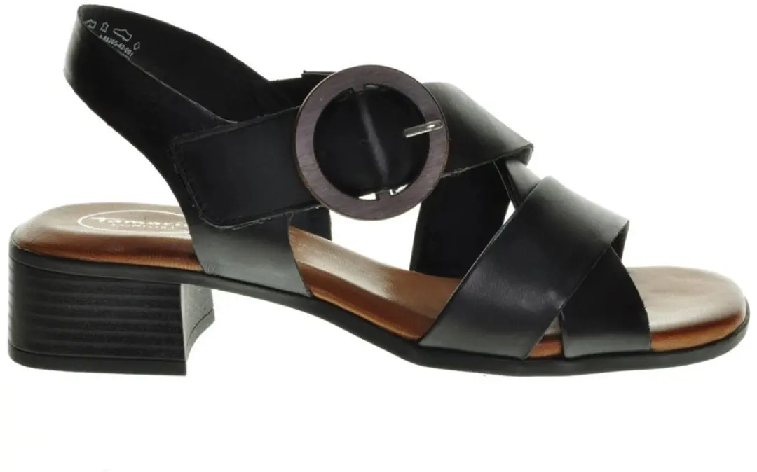 Zwart Sandalen Hak Tamaris Comfort maat 38