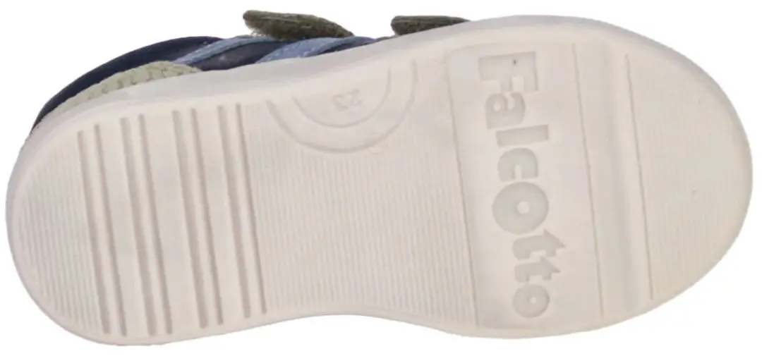 Falcotto Carist Bruin-Blauwe Velcroschoen