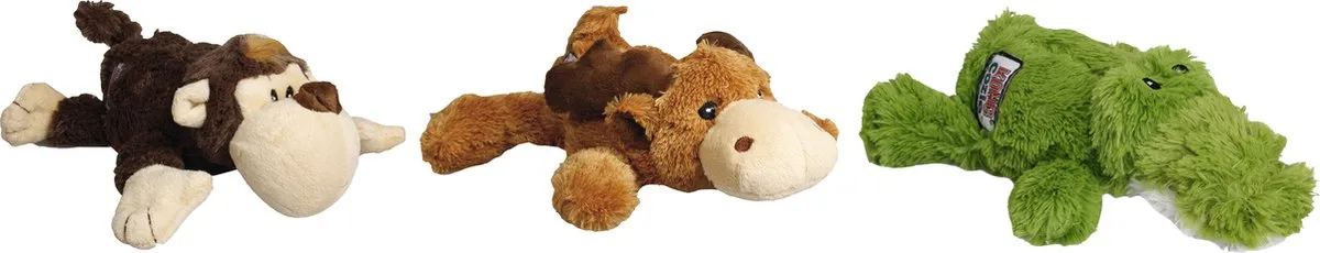 KONG Cozie Naturals Hondenspeelgoed S - 18 cm - Assorti