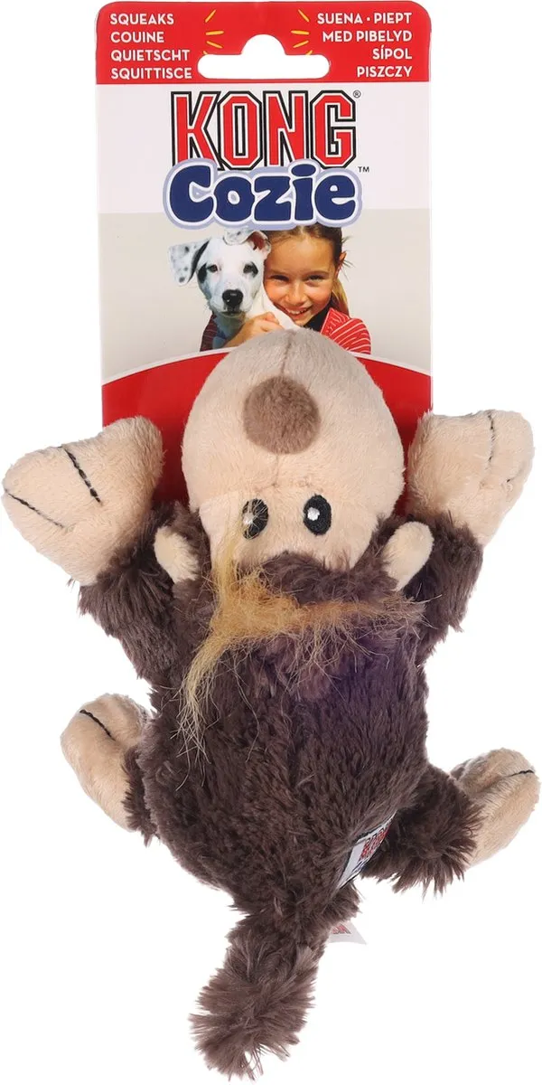 KONG Cozie Naturals Hondenspeelgoed S - 18 cm - Assorti