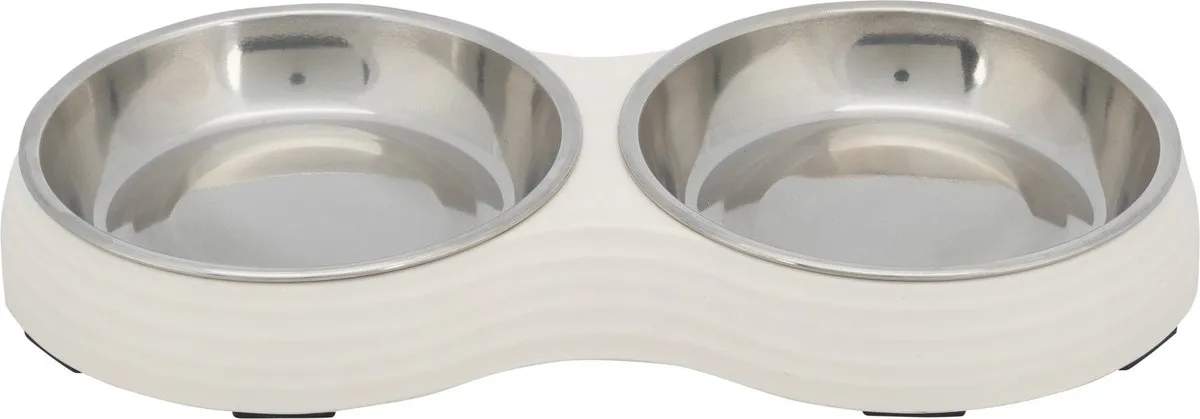 Trixie Voerbak Kat Dubbel Melamine/RVS