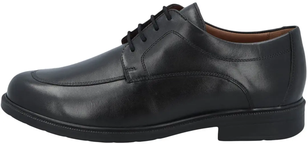 Solidus Heren Nette Veterschoenen - Zwart - 40.5 - afbeelding 4 van 5