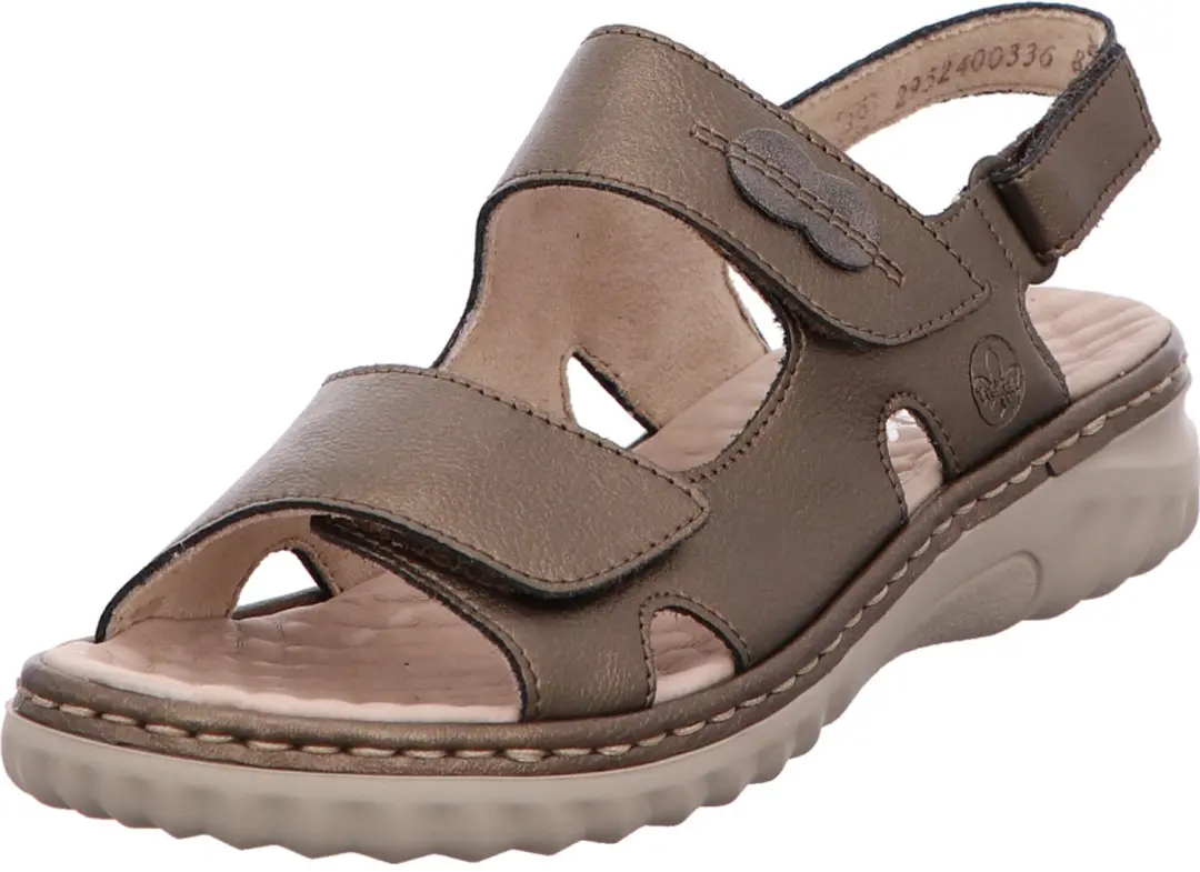 Rieker Dames Sandaletten metallic maat 38