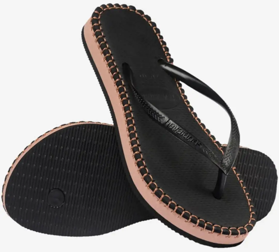 HAVAIANAS SLIM FLATFORM LOOP Black-37-38