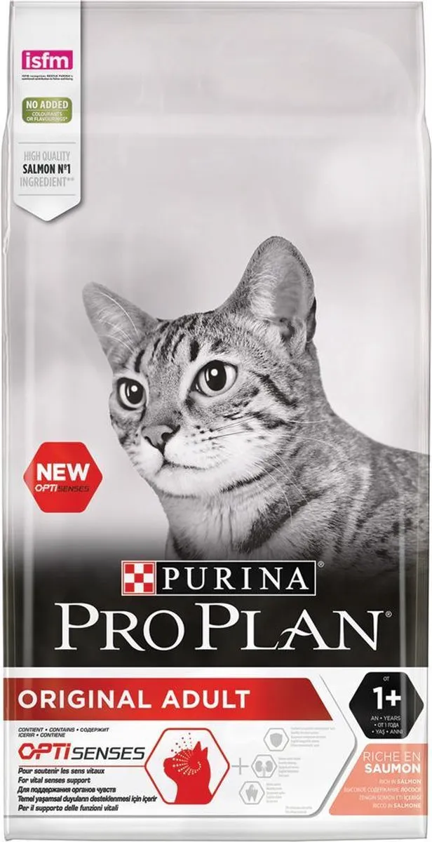Pro Plan Adult - Rijk aan Zalm - Kattenvoer - 3 kg