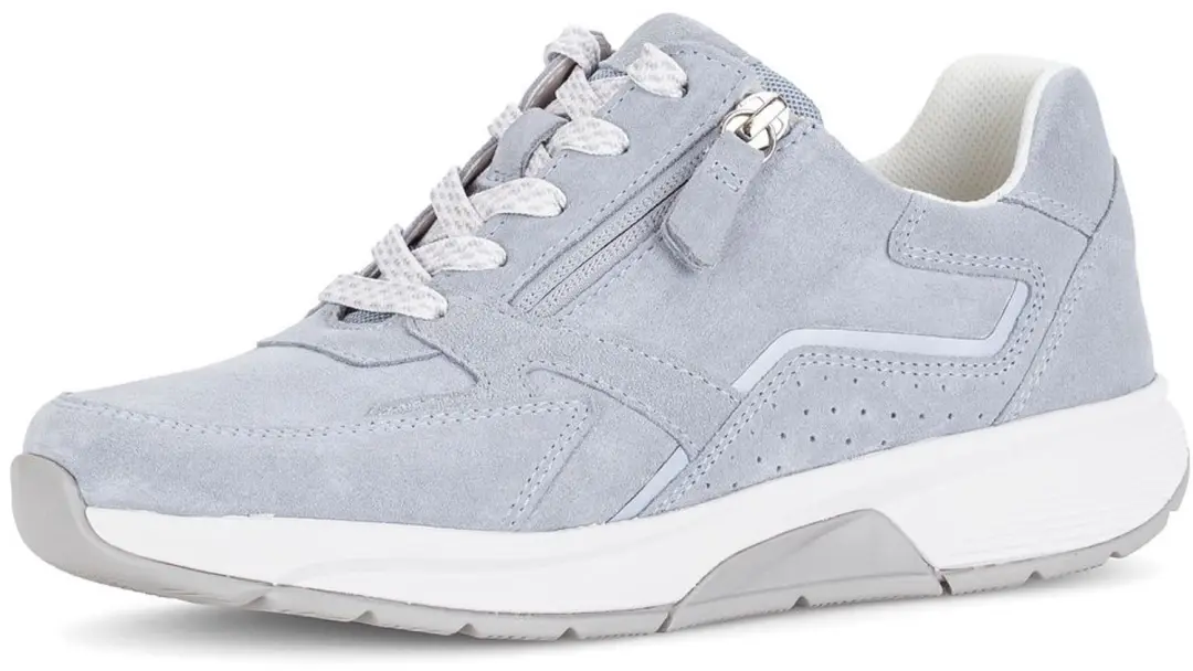 Gabor Dames Sportieve veterschoenen blauw maat 43