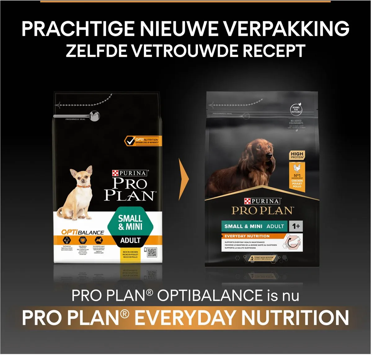 Pro Plan Everyday Nutrition Adult Small & Mini Kip Droogvoer - 12 kg
