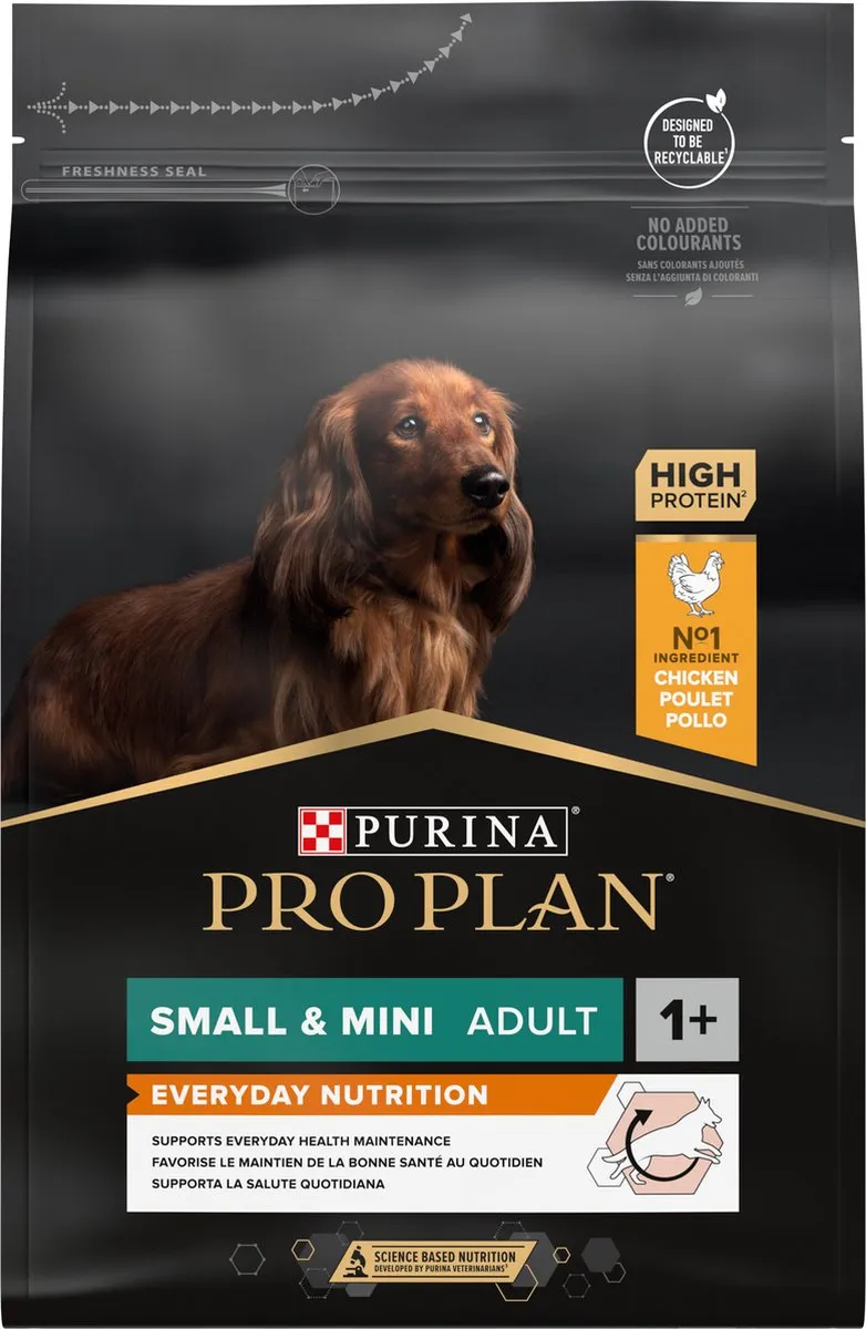 Pro Plan Everyday Nutrition Adult Small & Mini Kip Droogvoer - 12 kg
