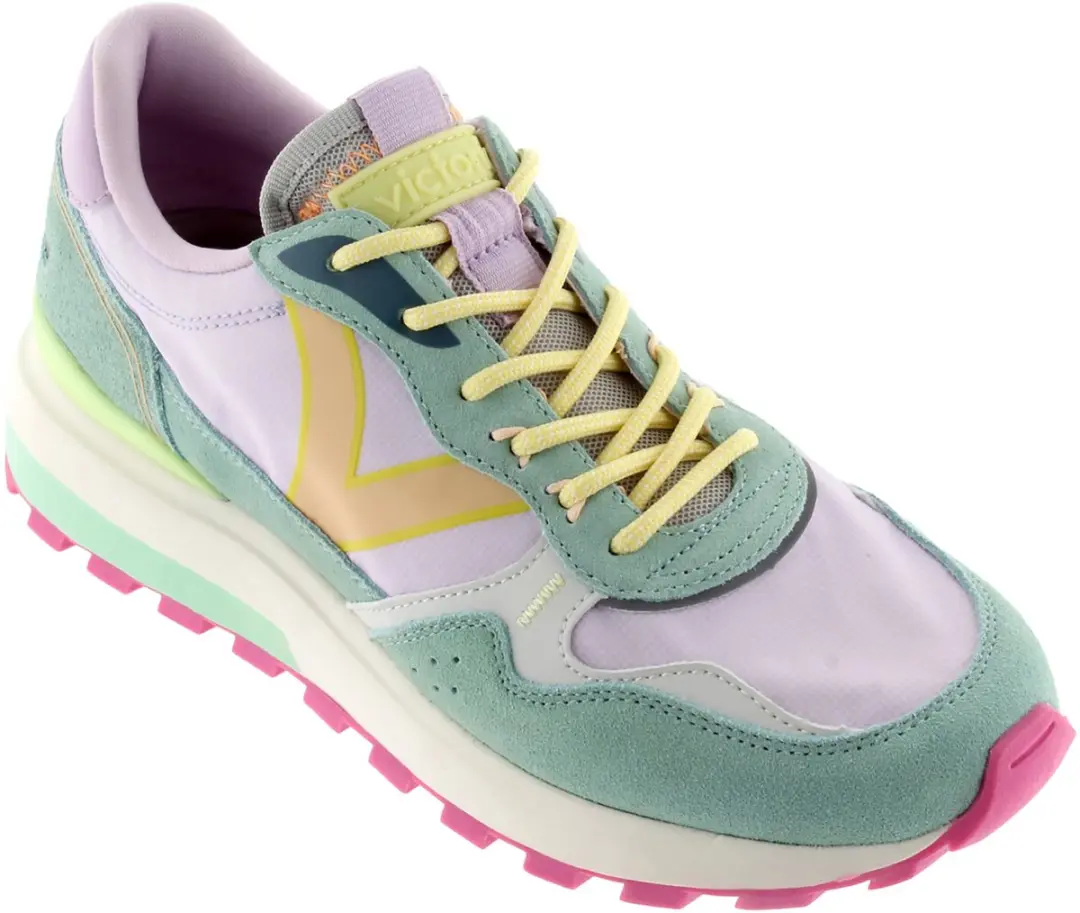Lage leren sportschoenen