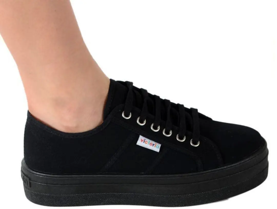 Zwart veterschoenen