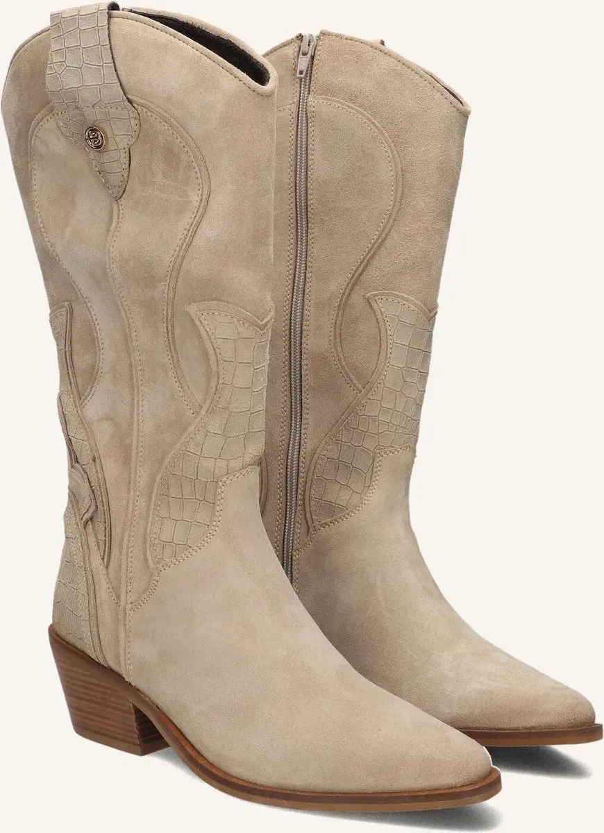 Haboob Lplexxhm Laarzen - Suède - Beige - Maat 39 - afbeelding 3 van 6