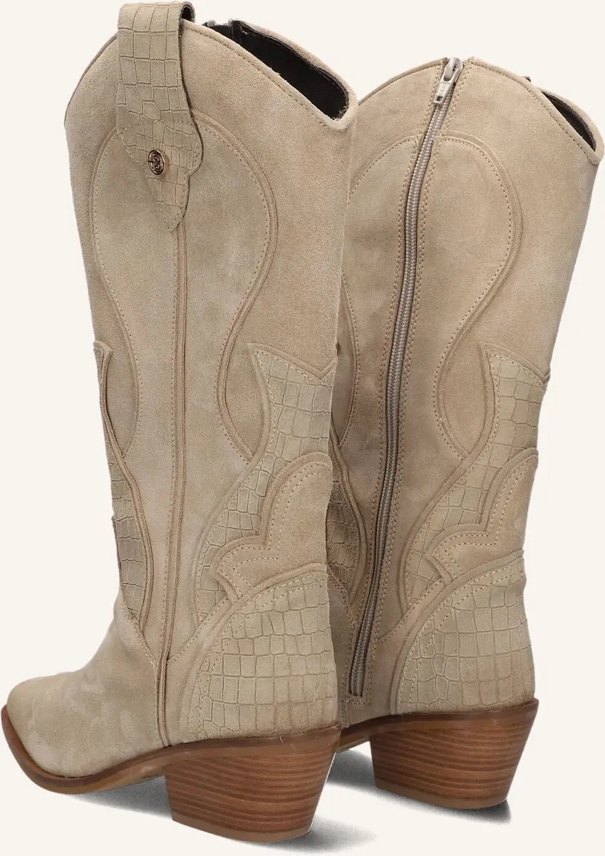 Haboob Lplexxhm Laarzen - Suède - Beige - Maat 39 - afbeelding 2 van 6