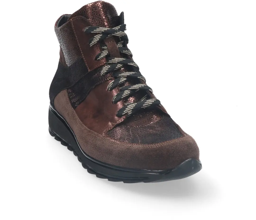 Durea 9772 Sneakers Wijdte H - Bruin - afbeelding 4 van 6