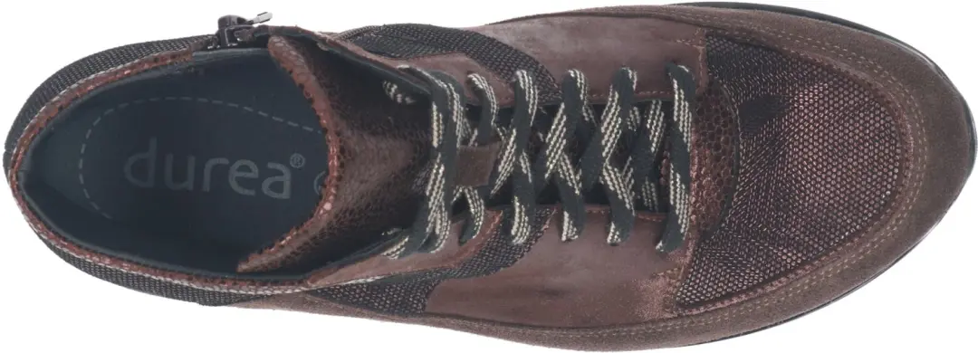 Durea 9772 Sneakers Wijdte H - Bruin - afbeelding 5 van 6