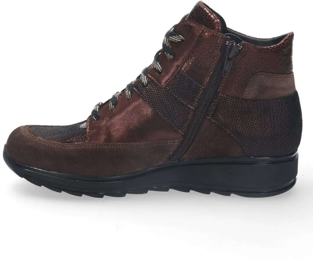 Durea 9772 Sneakers Wijdte H - Bruin - afbeelding 2 van 6