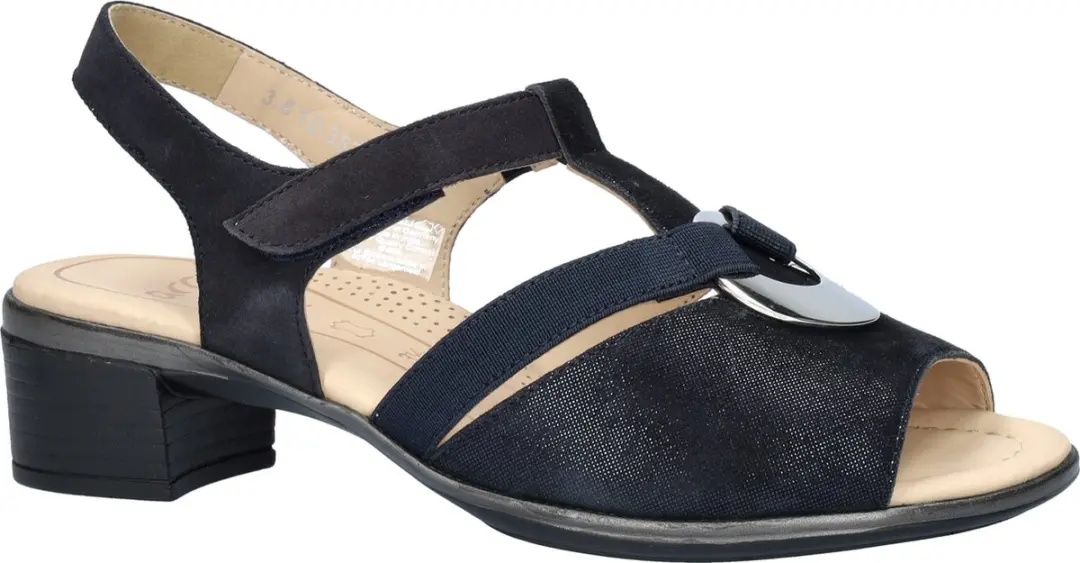 Ara Lugano Dames Sandalen - Donkerblauw - Maat 37 - afbeelding 6 van 6