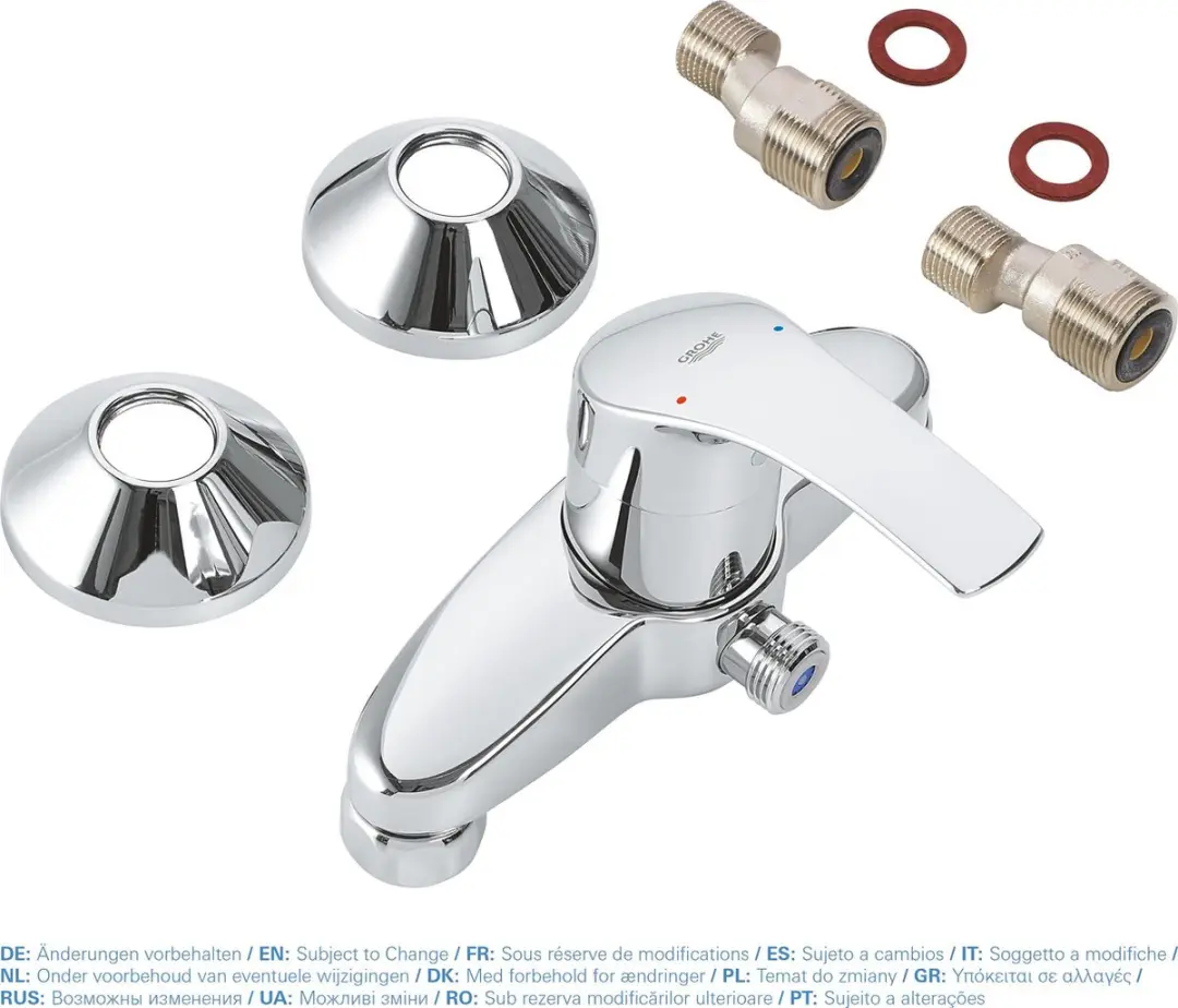 GROHE Eurosmart 33555002 Douchemengkraan - Chroom - afbeelding 5 van 6