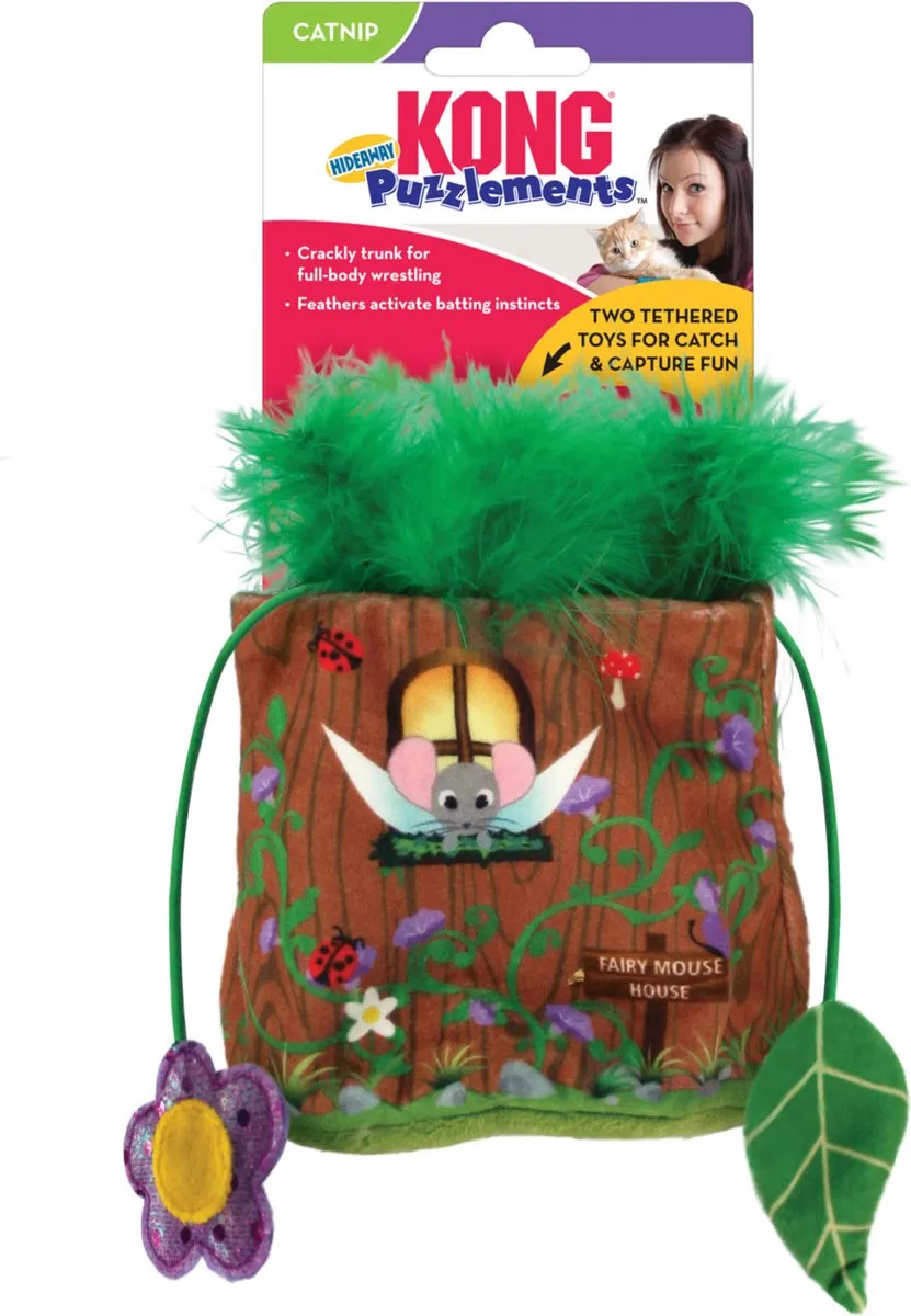 KONG Cat Puzzlements Hideaway - Blauw