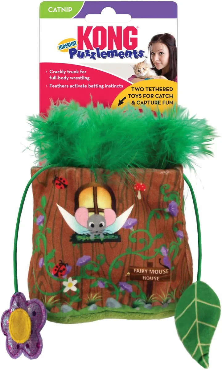 KONG Cat Puzzlements Hideaway - Blauw