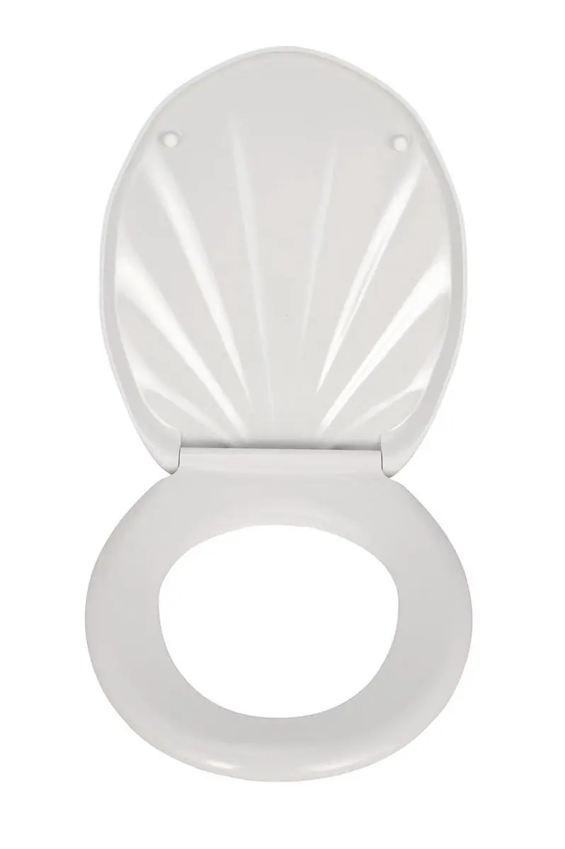 Wenko WC-bril Schelp Soft-Close - Wit - afbeelding 2 van 6