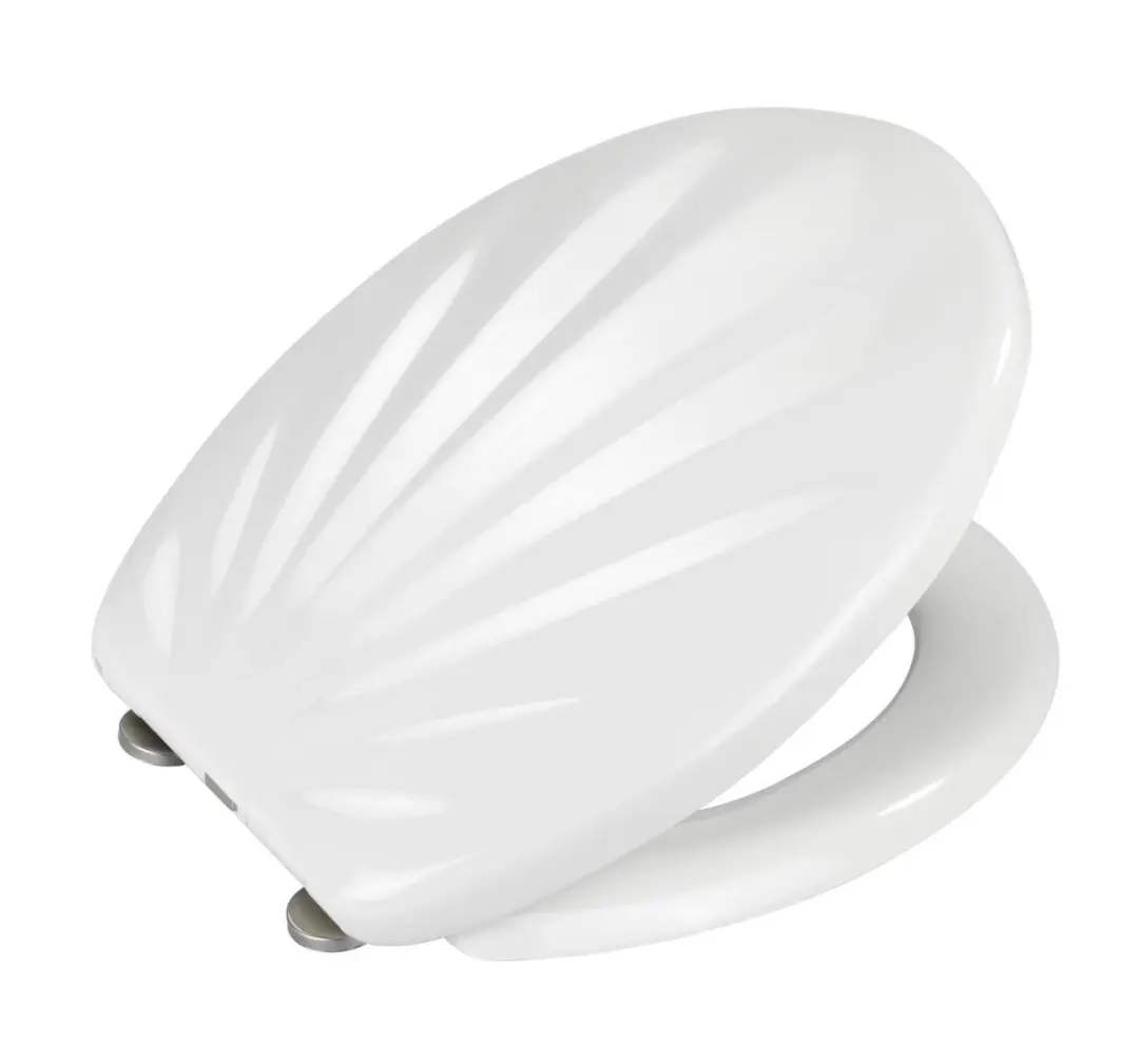 Wenko WC-bril Schelp Soft-Close - Wit - afbeelding 4 van 6