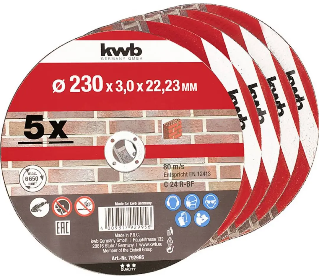 KWB 792995 Doorslijpschijf 230mm