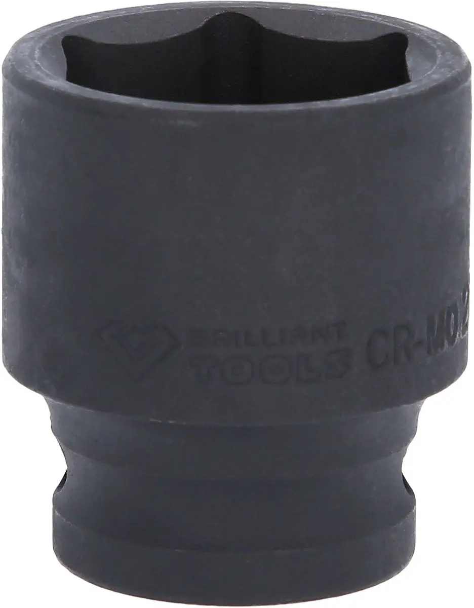 Brilliant Tools BT022668 Krachtdop 27 mm - 1/2 inch kort - afbeelding 2 van 3