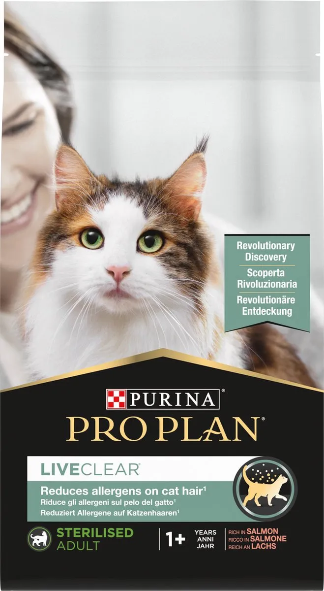 Pro Plan Adult LiveClear Kattenvoer Zalm 1.4kg