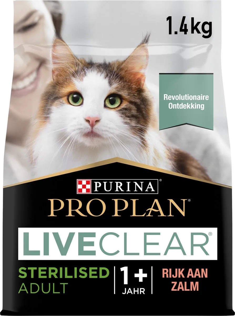 Pro Plan Adult LiveClear Kattenvoer Zalm 1.4kg
