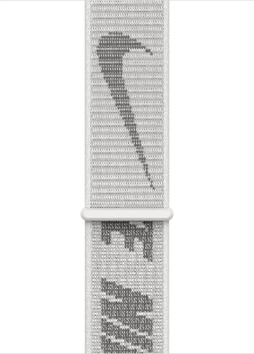 Apple Watch Geweven Sportband Nike 41mm - Maize/Wit