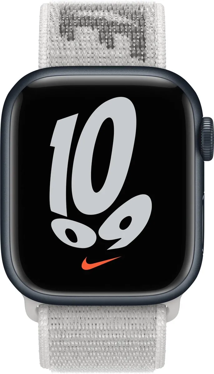 Apple Watch Geweven Sportband Nike 41mm - Maize/Wit