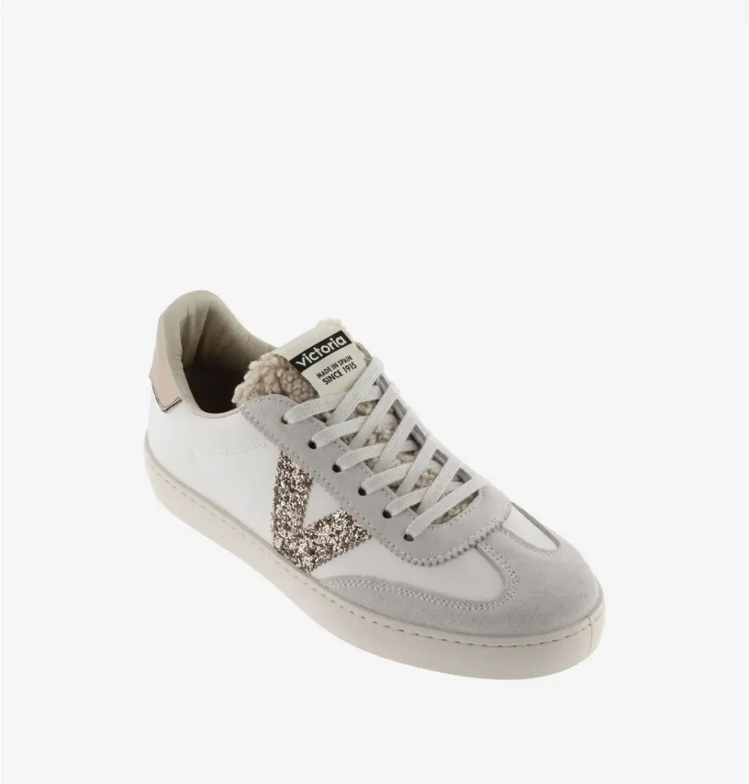 Victoria Berlin Ciclista Damestrainers - Hielo/Goud - 38 - afbeelding 5 van 6